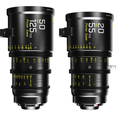 Об'єктиви DZOfilm Pictor Bundle 20-55/50-125 T2.8 (PL/EF, чорний), код: 1384 Об'єктиви DZOfilm Pictor Bundle 20-55/50-125 T2.8 (PL/EF, чорний), код: 1384