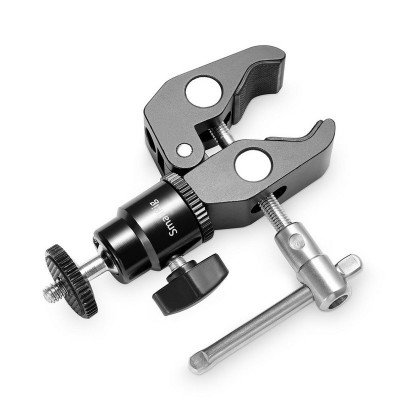 Универсальный зажим SmallRig 1124 с шаровой головкой и винтом 1/4", код: 1434 Универсальный зажим SmallRig 1124 с шаровой головкой и винтом 1/4", код: 1434