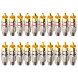 Роз'єм RCA (AV) SP66 gold male під гвинт Роз'єм RCA (AV) SP66 gold male під гвинт