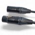 Мікрофонний кабель Canare XLR f - XLR m (EC01-B) - 1м, код: 1577