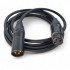 Мікрофонний кабель Canare XLR f - XLR m (EC01-B) - 1м, код: 1577