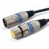 Мікрофонний кабель Tasker XLR - XLR 3pin C128 - black, код: 1578 Мікрофонний кабель Tasker XLR - XLR 3pin C128 - black, код: 1578