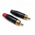 Роз'єм RCA (AV) SP65 gold під пайку, код: 1491 Роз'єм RCA (AV) SP65 gold під пайку, код: 1491