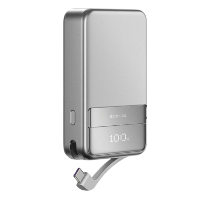 Повербанк EcoFLow RAPID Magnetic Power Bank 10000 Silver, код: 1885 Повербанк EcoFLow RAPID Magnetic Power Bank 10000 Silver, код: 1885