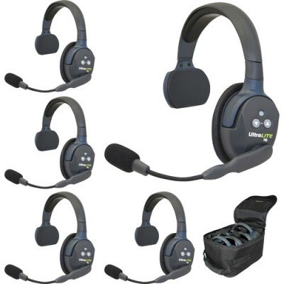 Комплект интеркома Eartec UltraLITE 5S (5 абонентов с гарнитурами), код: 1534 Комплект интеркома Eartec UltraLITE 5S (5 абонентов с гарнитурами), код: 1534