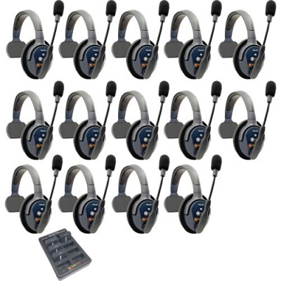 Комплект интеркома Eartec UltraLITE Pro16 (14 абонентов с гарнитурами), код: 1534 Комплект интеркома Eartec UltraLITE Pro16 (14 абонентов с гарнитурами), код: 1534