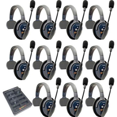 Комплект интеркома Eartec UltraLITE Pro16 (11 абонентов с гарнитурами), код: 1534
