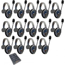 Комплект интеркома Eartec UltraLITE Pro16 (14 абонентов с гарнитурами)