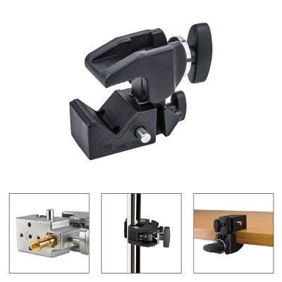 Зажим - супер клемп Kupo KCP-700B / SUPER CONVI CLAMP (BLACK), код: 1215 Зажим - супер клемп Kupo KCP-700B / SUPER CONVI CLAMP (BLACK), код: 1215