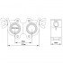 Зажим Kupo KCP-832 Swivel Coupler для труби 48 - 51 мм (подвійний) , код: 1476